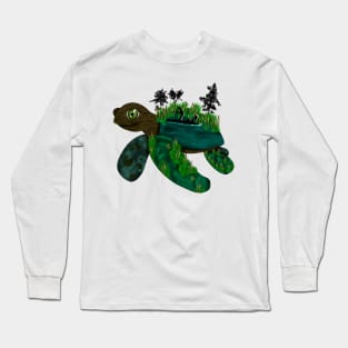 Pond turtle Long Sleeve T-Shirt